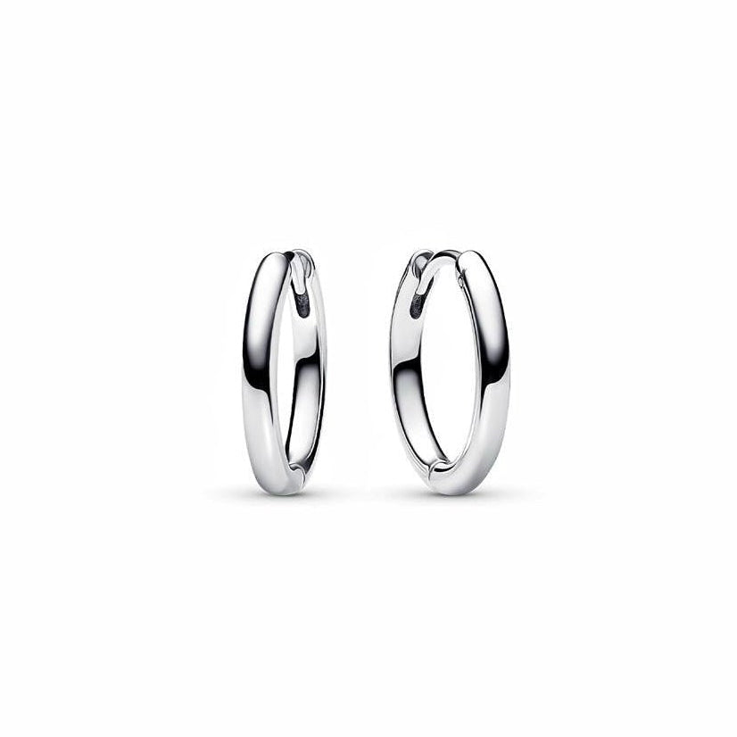 10mm Sterling Silver Hoop Earrings - Nonstop Jewel