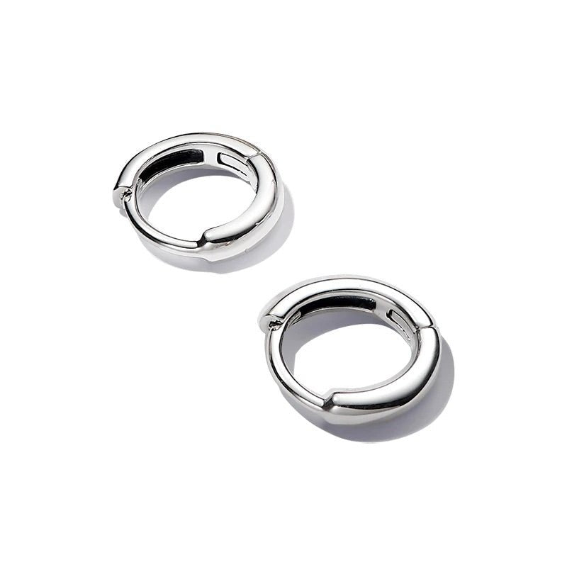 10mm Sterling Silver Hoop Earrings - Nonstop Jewel