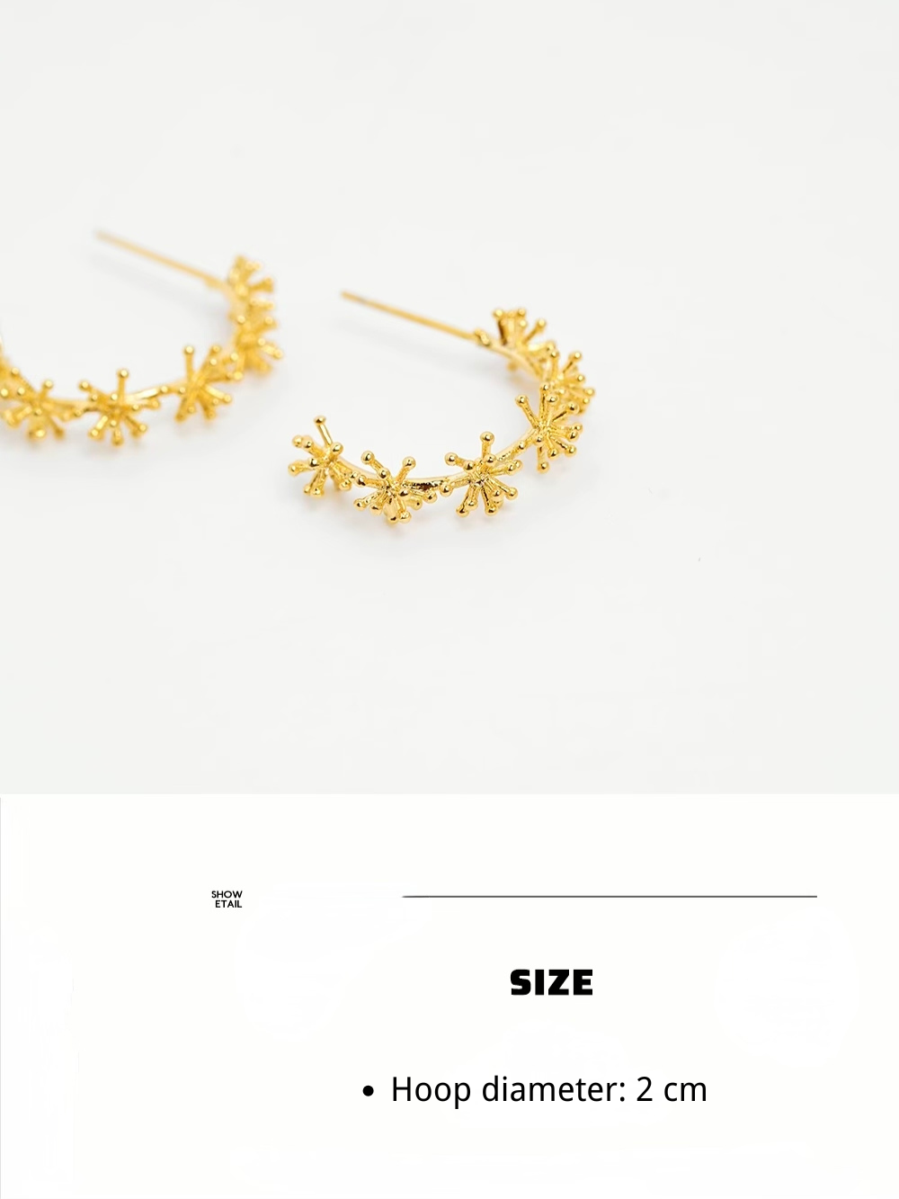 Stardust Hoop Earrings