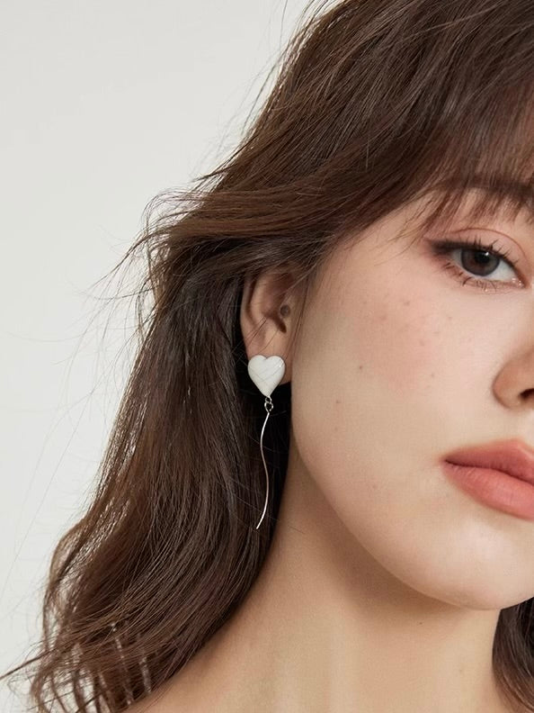Falling Heart Earrings