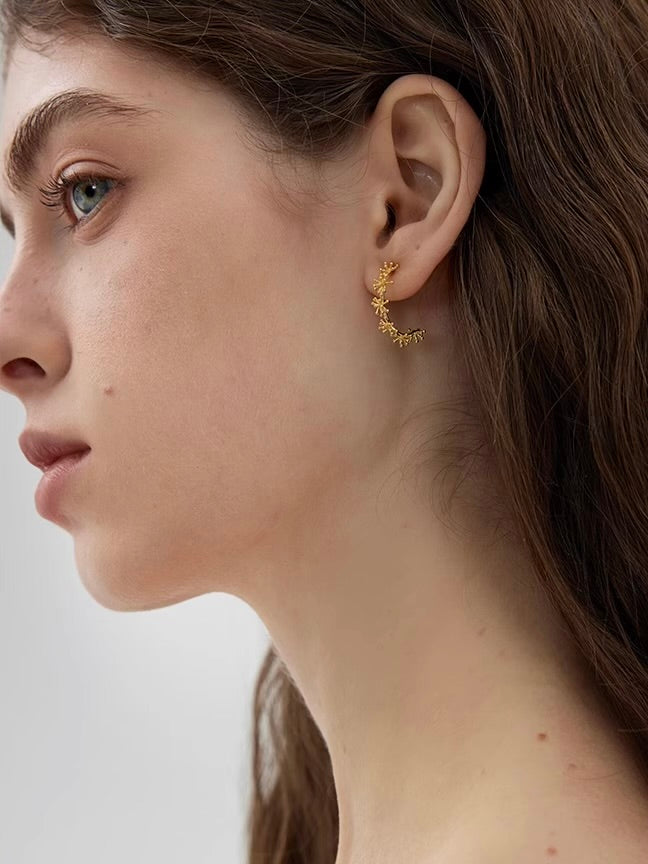 Stardust Hoop Earrings