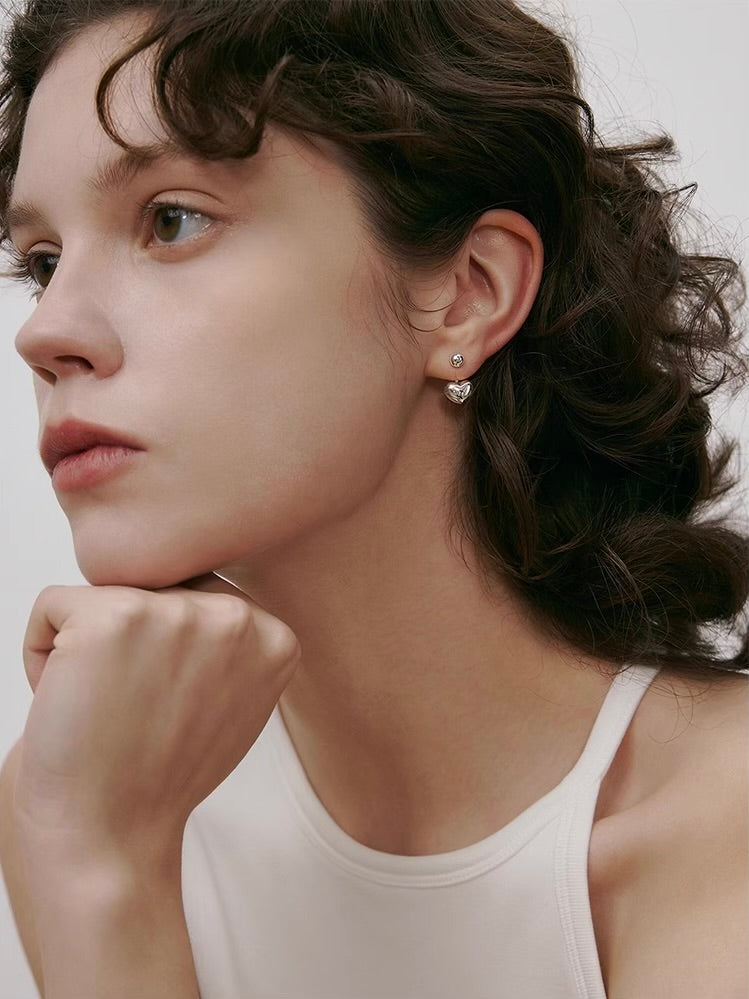 Mini Heart Earrings