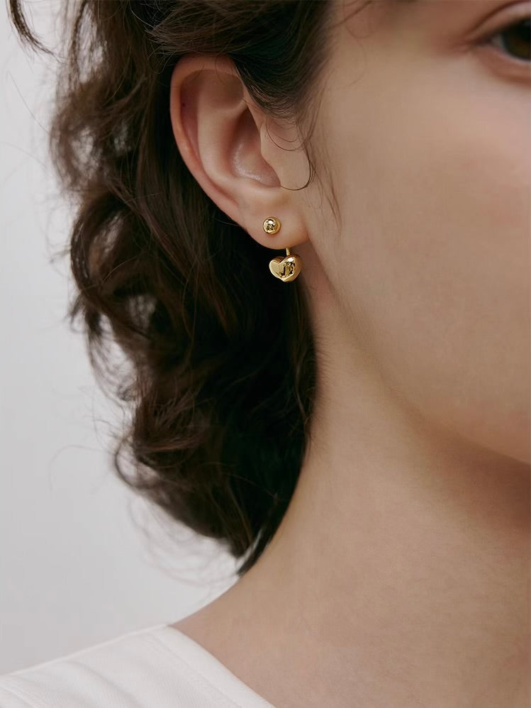 Mini Heart Earrings