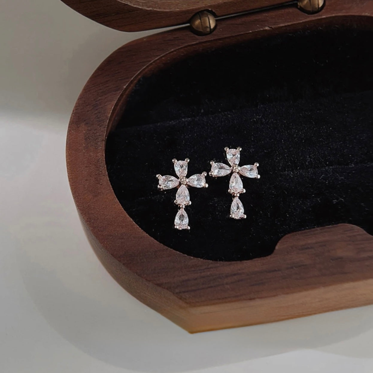Mini Cross Stud Earrings