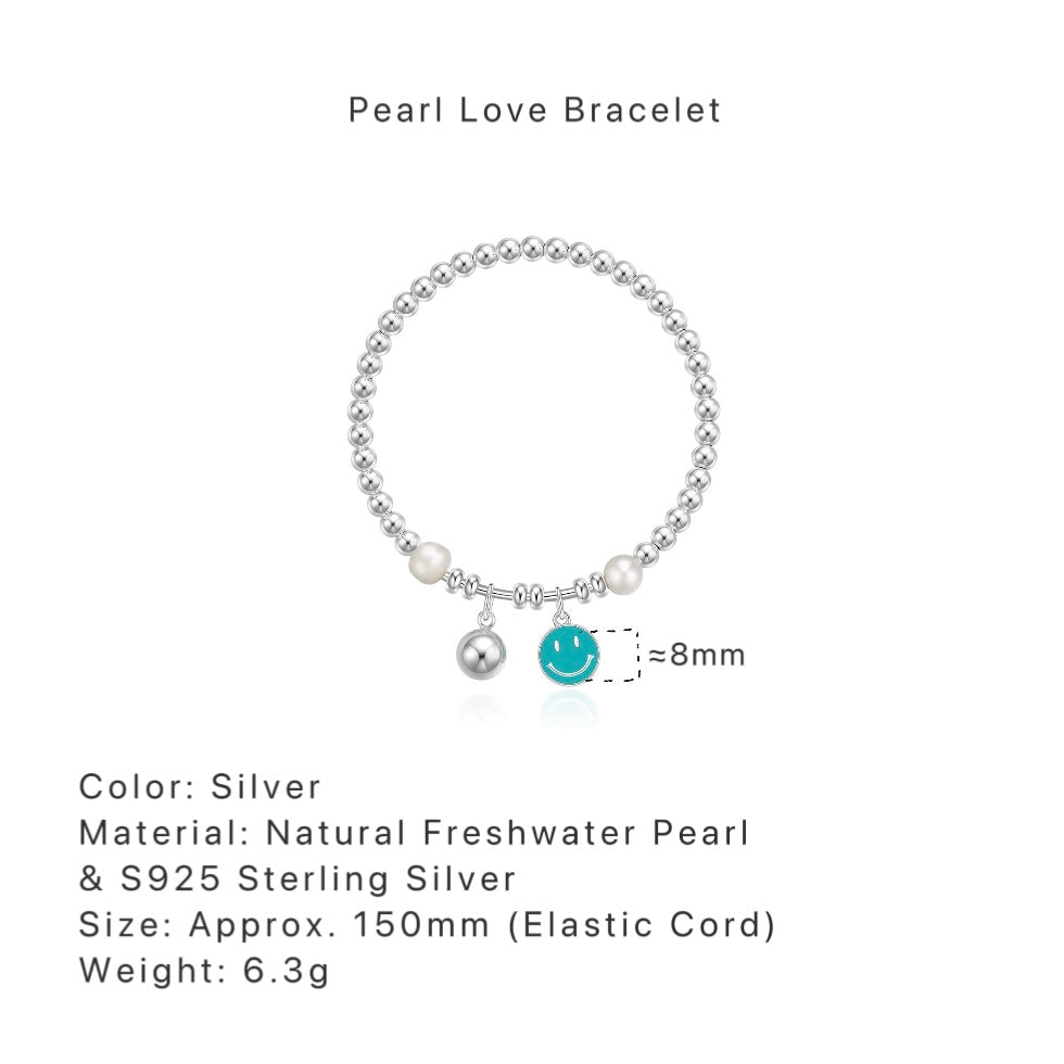 Smiley Pearl Bracelet - Nonstop Jewel