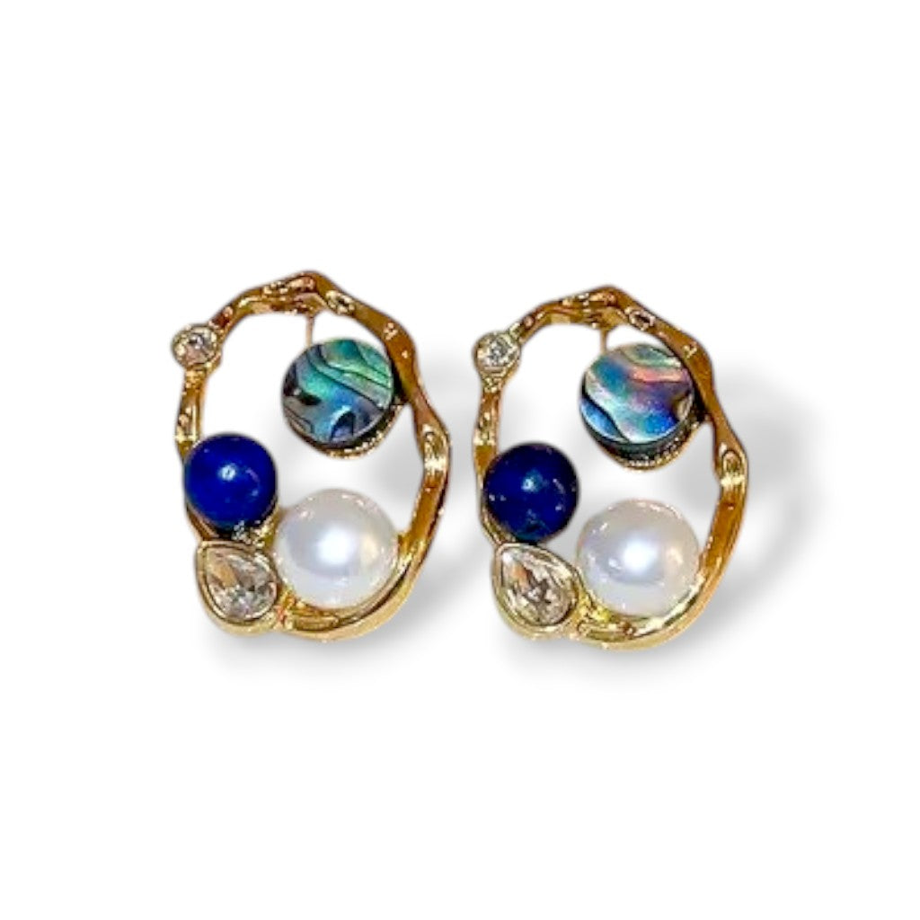 Ocean Muse Stud Earrings - Nonstop Jewel 