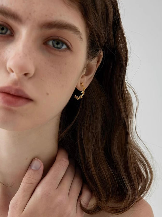 Stardust Hoop Earrings