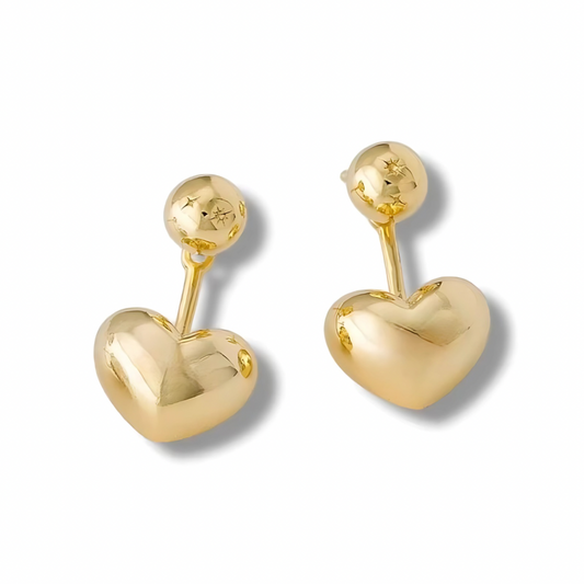 Mini Heart Earrings - Nonstop Jewel 