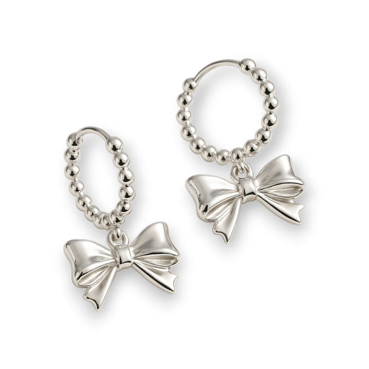 Auré Bow Hoop Earrings - Nonstop Jewel 