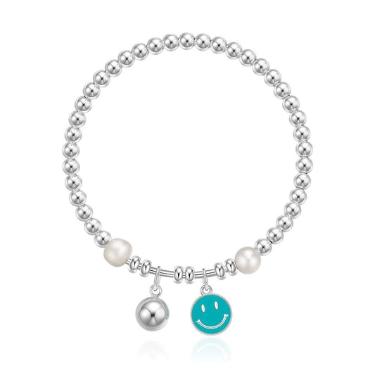 Smiley Pearl Bracelet - Nonstop Jewel 